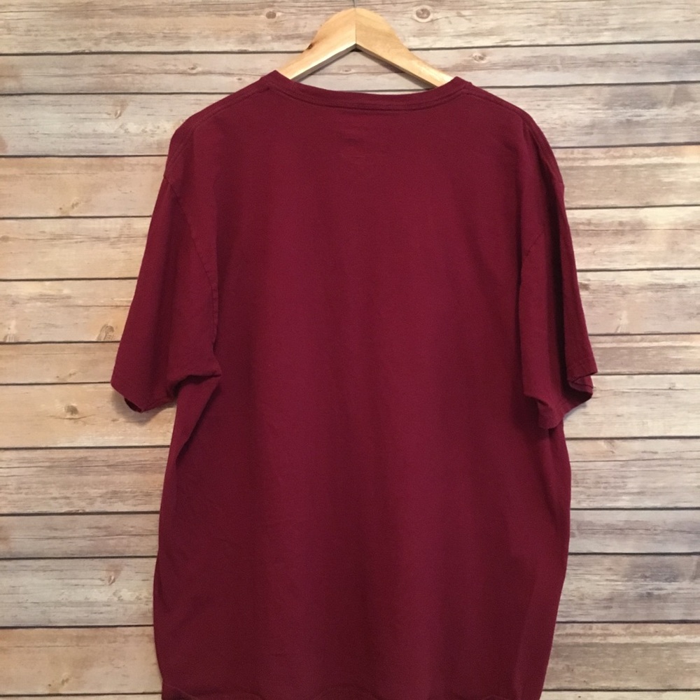 Adidas Red and Grey Graphic T-Shirt - Picture 3 of 4